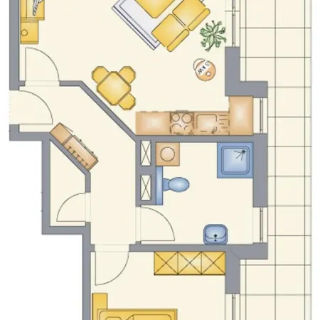 Apartment Brise Seeresidenz Haus Atlantic App 31 *